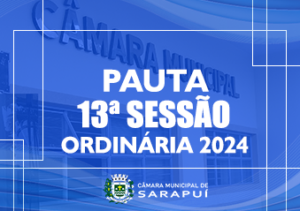 Em atenção ao que dispõe o artigo 182 e parágrafo único do Regimento Interno, torna-se pública a Pauta da 13ª Sessão Ordinária do ano de 2024, que se realizará em […]